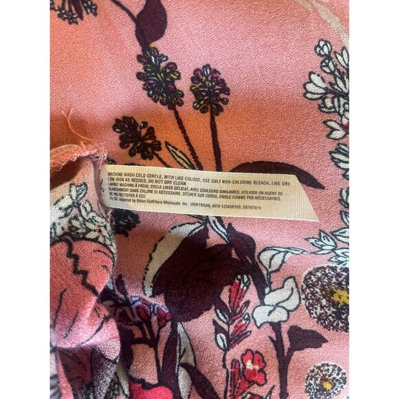 FREE PEOPLE Embrace It Maxi Dress Size XS Pink FLORAL FEMININE ROMANTIC - Picture 6 of 8